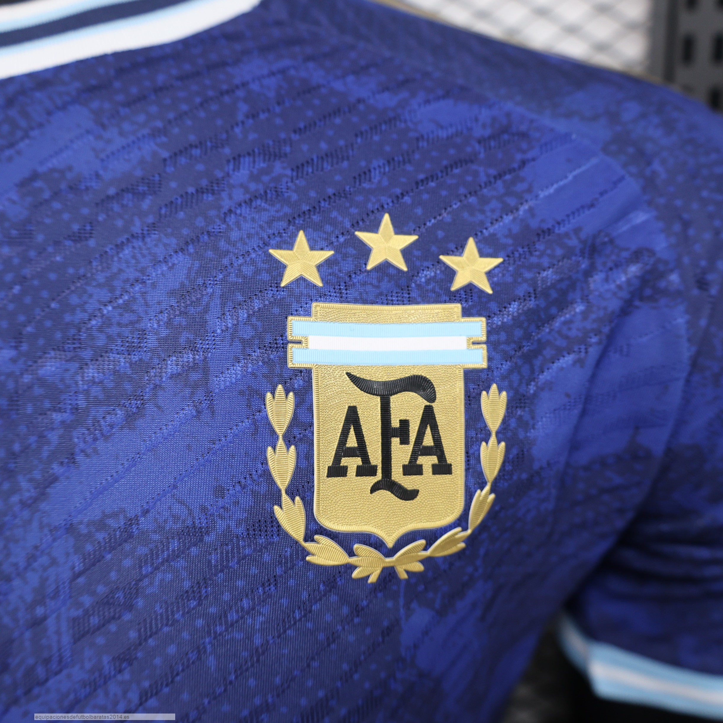 Nuevo Especial Jugadores Camiseta Argentina 2024 Azul Baratas
